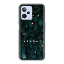 Новогодние, Праздничные Чехлы для Realme C31 - 2024 год (Winter)