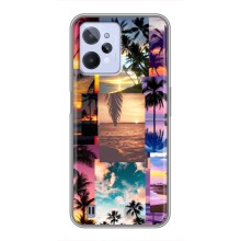 Силиконовый чехол с КАРТИНКАМИ лето для Realme C31 (AlphaPrint) (Летний отпуск)