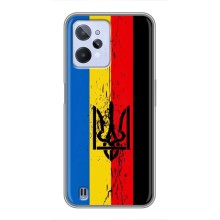 Украинские Чехлы для Realme C31 с картинкой УПА (AlphaPrint) (Флаг УПА)