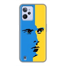 Украинские Чехлы для Realme C31 с картинкой УПА (AlphaPrint) (Степан Бандера)
