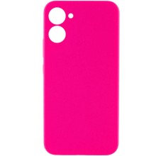 Чехол Silicone Cover Lakshmi Full Camera (AAA) для Realme C33 – Розовый