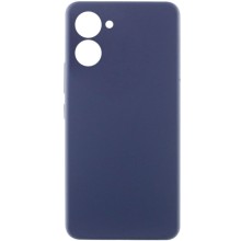 Чохол Silicone Cover Lakshmi Full Camera (AAA) для Realme C33 – Темно-синій