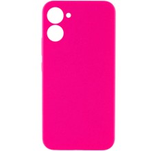 Чехол Silicone Cover Lakshmi Full Camera (AAA) для Realme C33 (Розовый)