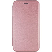 Кожаный чехол-книжка Classy для Realme C33 – Rose Gold