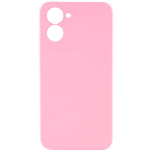 Чехол Silicone Cover Lakshmi Full Camera (AAA) для Realme C33 – Розовый