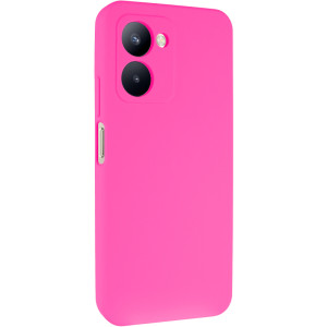 Чохол Silicone Cover Lakshmi Full Camera (AAA) для Realme C33 – Рожевий