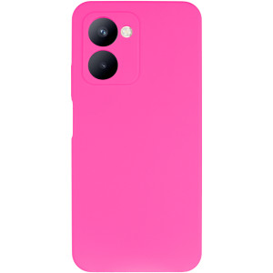 Чохол Silicone Cover Lakshmi Full Camera (AAA) для Realme C33 – Рожевий
