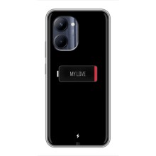 Чехлы для любимой на РеалМi C33 (VPrint) (Love battery)