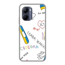 Чохли (Доброго вечора, ми за України) для РеалМi C33 (AlphaPrint) (Стикер)