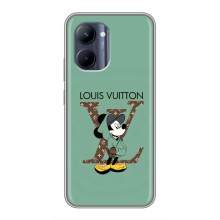 Чехлы Луи Витон для Realme C33 (AlphaPrint - LOUIS VUITTON) (Микки Маус LV)