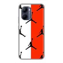 Чохли для Realme C33 - з картинкою JORDAN (AlphaPrint) (Лого Джордан)