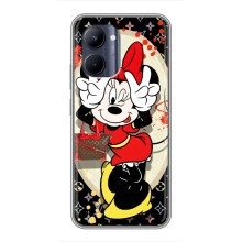 Чехол Disney Mouse Realme C33 (PREMIUMPrint) (Минни peace)