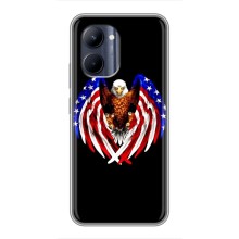 Чохол Прапор USA для Realme C33 – Крила США