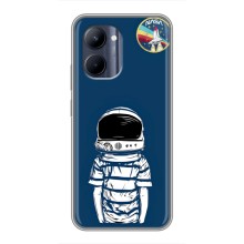 Чохол NASA для Realme C33 (AlphaPrint) (Хлопчик в шоломі)