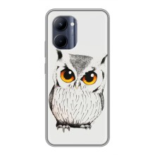 Чохол з пташками на Realme C33 (VPrint) (Мила Сова)