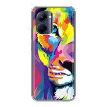 Чохол з картинкою ЛЕВ для Realme C33 (VPrint) (Яскравий Лев)