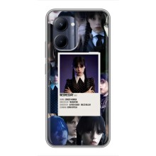 Чохли Венсдей на Realme C33 Уенсдей (AlphaPrint) (колаж Венздей)