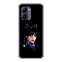 Чохли Венсдей на Realme C33 Уенсдей (AlphaPrint) (серйозна Венздей)