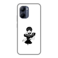 Чохли Венсдей на Realme C33 Уенсдей (AlphaPrint) (танець Венздей)