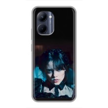 Чохли Венсдей на Realme C33 Уенсдей (AlphaPrint) (погляд Венздей)