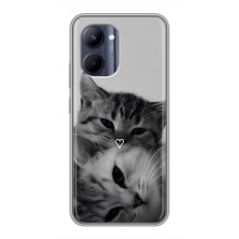 Чохол з малюнком кіт на Realme C33 (Пара котів)
