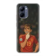 Чехол с футболистом Ламин Ямаль Realme C33 (Ямаль аниме)