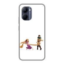 Чехол Рапунцель для Realme C33 (Рапунцель и Флин)
