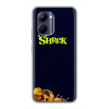 Чехол с мультфильмом Шрек на Realme C33 – Шрек лого