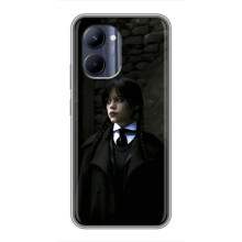 Чехол с дизайном Венздей 2 на Realme C33 – Уэнсдей в костюме