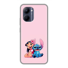 Чехол с принтом Стич на Realme C33 – Лило и Стич