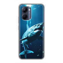 Чехол с картинкой «Хищники» для Realme C33 – Акула