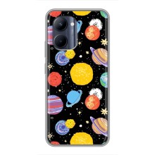 Космічні Чохли для РеалМi C33 (VPrint) (Намальовані планети)