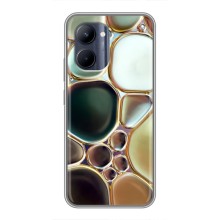 Мраморний чехол на Realme C33 (VPrint) (Радужний Мрамор)
