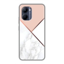 Мраморний чехол на Realme C33 (VPrint) (Тройний мрамор)
