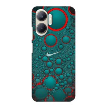 Силиконовый Чехол на Realme C33 с картинкой Nike (Найк зеленый)
