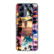 Силіконовий чохол з КАРТИНКАМИ літо для Realme C33 (AlphaPrint) (Літня відпустка)