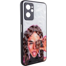 TPU+PC чехол Prisma Ladies для Realme C35 (Коричневый)