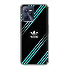 Чохли Адидас для Realme C35 (AlphaPrint) (Адідас з полосами)