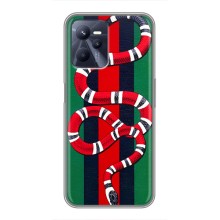 Чехлы ГУЧЧИ для Реалми С35 (AlphaPrint) (Gucci змия)