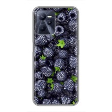 Чехлы с Фруктами для Realme C35 (VPrint) (Ежевика)