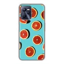 Чехлы с Фруктами для Realme C35 (VPrint) (Грейпфрут)