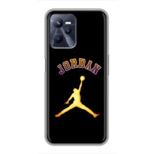 Чехлы для Realme C35 - с картинкой JORDAN (AlphaPrint) (Jordan Gold)
