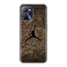 Чехлы для Realme C35 - с картинкой JORDAN (AlphaPrint) (Logo Jordan)
