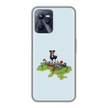 Чехлы с картинкой собаки Патрон для Realme C35 (AlphaPrint) (Сапер Пес)