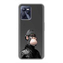 Чехлы с Обезьянами NFT для Realme C35 (AlphaPrint) (стильная обезьяна NFT)