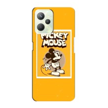Чехлы с принтом Микки Маус на Realme C35 (Испуганный Микки)