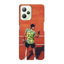 Чехлы с принтом Спортивная тематика для Realme C35 – Алькарас Теннисист