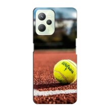 Чехлы с принтом Спортивная тематика для Realme C35 (Теннисный корт)