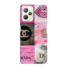 Чехол (Dior, Prada, YSL, Chanel) для Realme C35 (Модница)