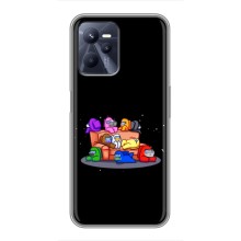 Чехол Амонг Ас для Realme C35 (AlphaPrint) (Амонг-ас)
